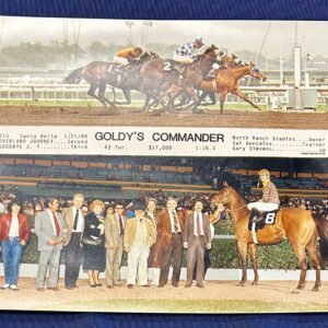 Original Santa Anita Winner's Circle Photo