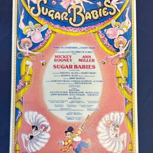 1979 Sugar Babies Broadway Original 14 in. x 22 in. Window Card Poster